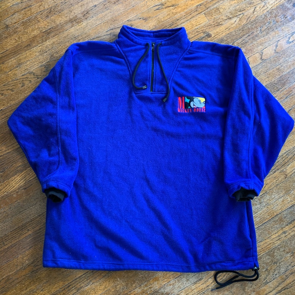 Vintage 90s Mickey Inc Co 1/4 Zip Fleece